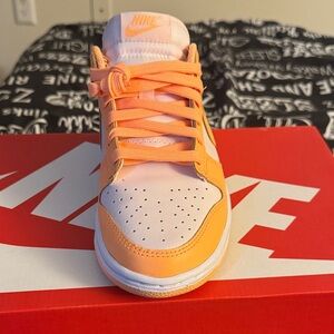 Nike Women's Sneakers - Orange and White